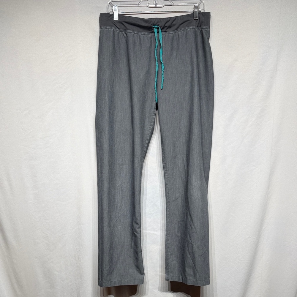 Figs High Waisted Livingston Basic Scrub Pants Graphite Size Medium - Picture 2 of 11